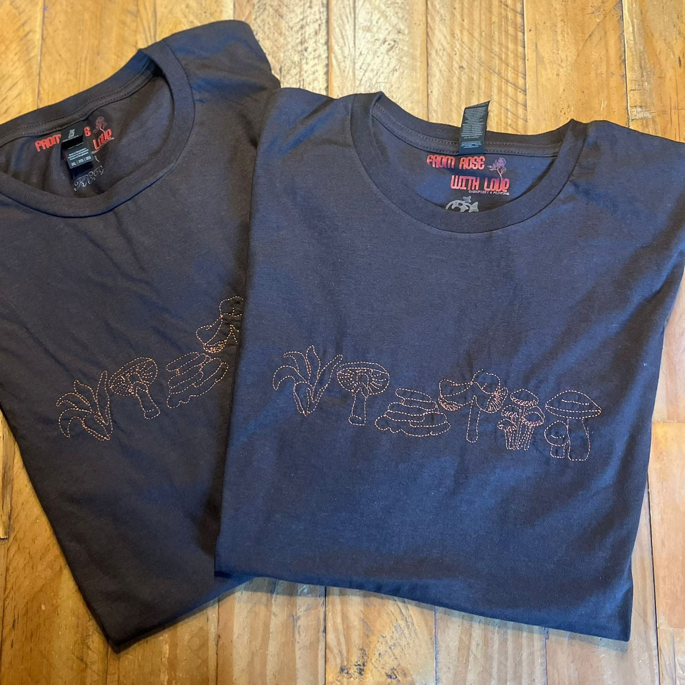 Forest Forager’s Mushroom T-Shirt | Embroidered