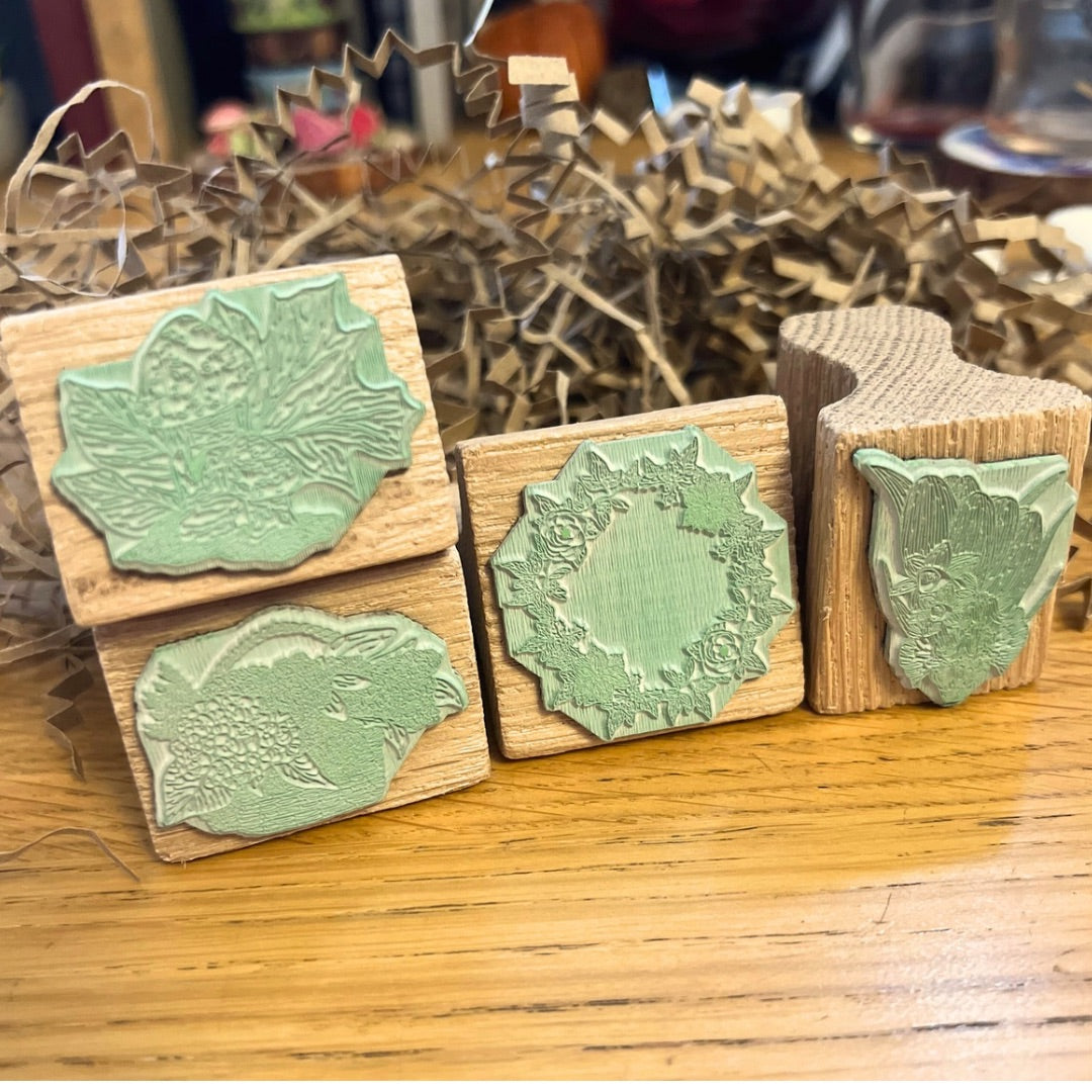 Autumn Seasonal Botanical Stamp