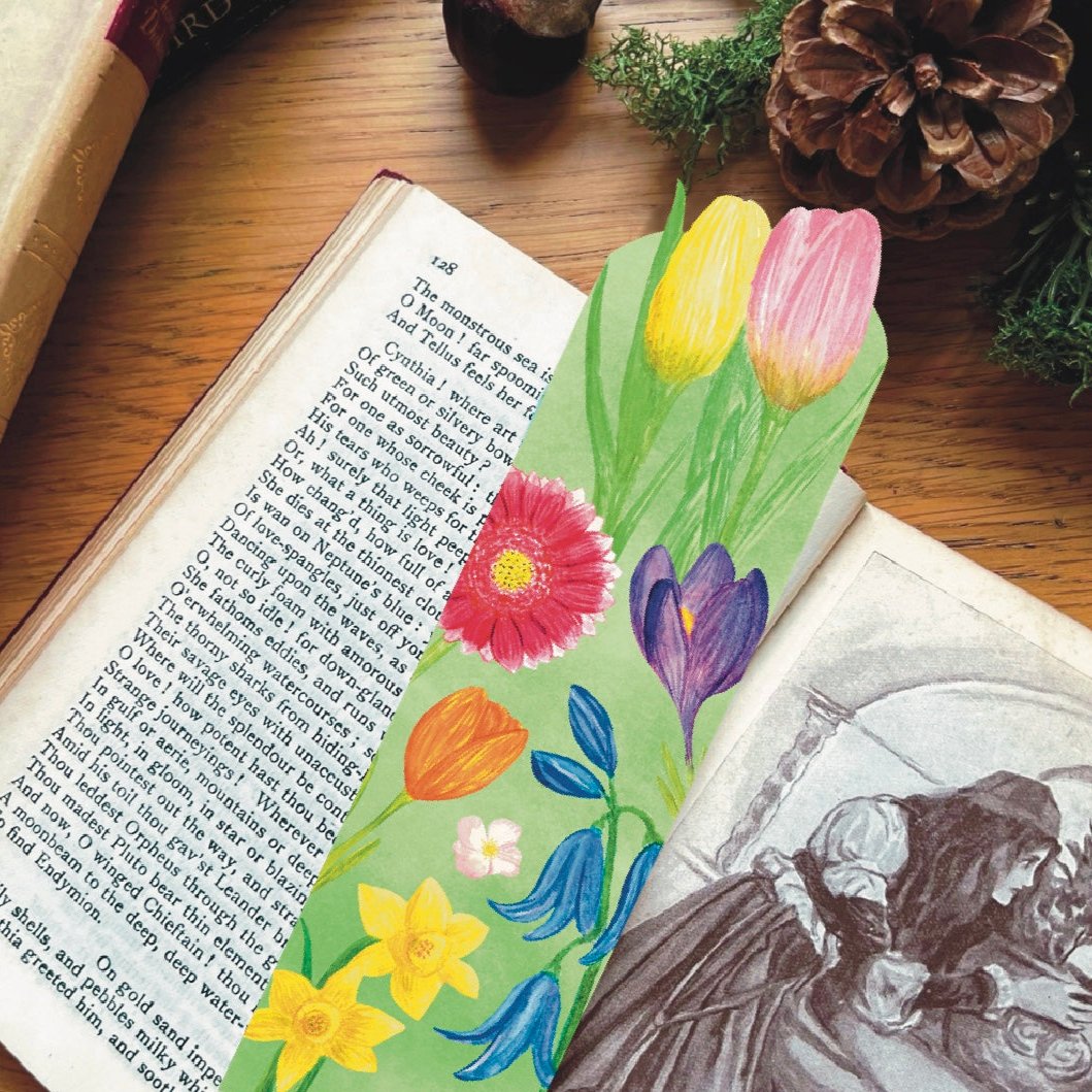 Spring Bloom Botanical Bookmark | Nature Inspired