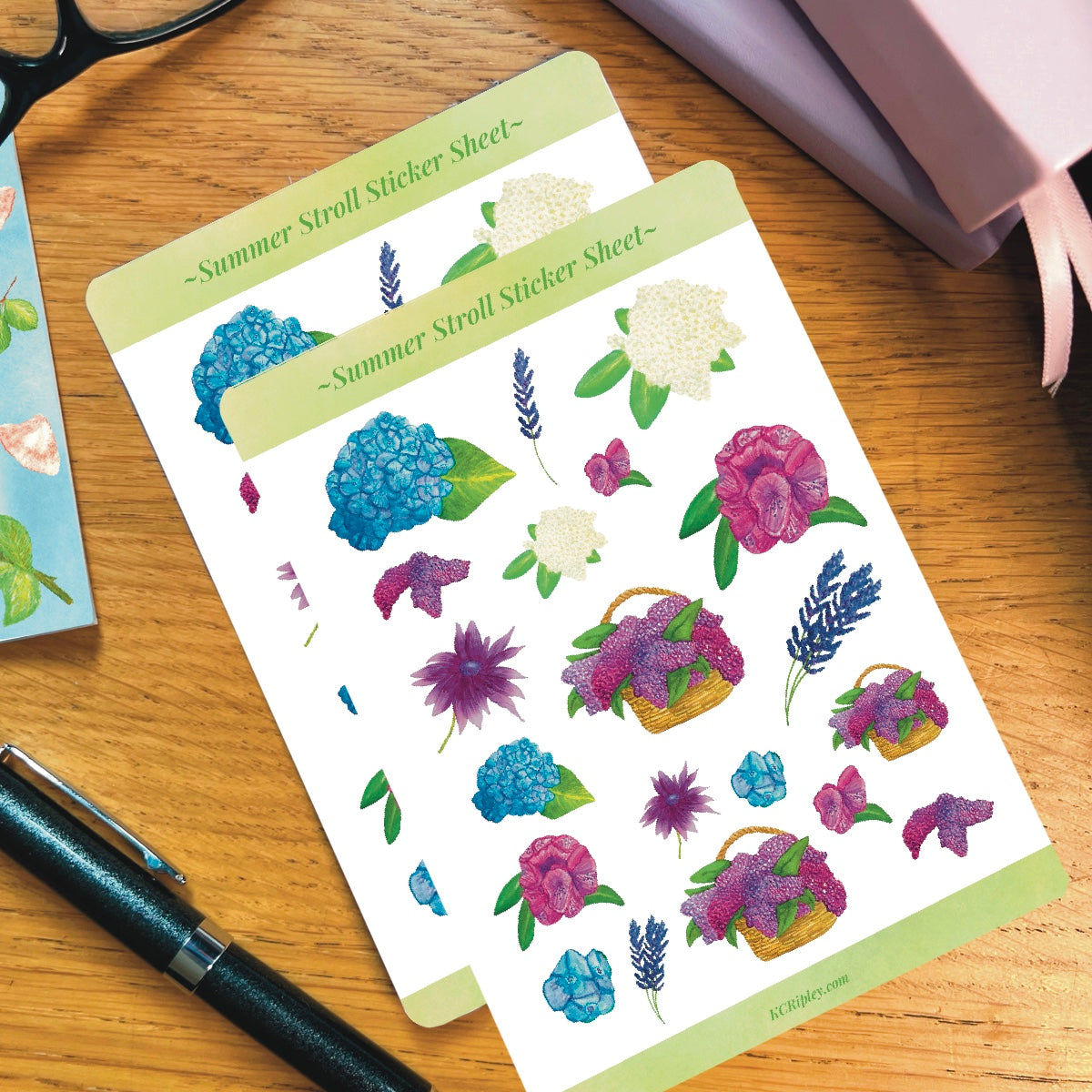 Summer Stroll Sticker Sheets | Sticker Sheet