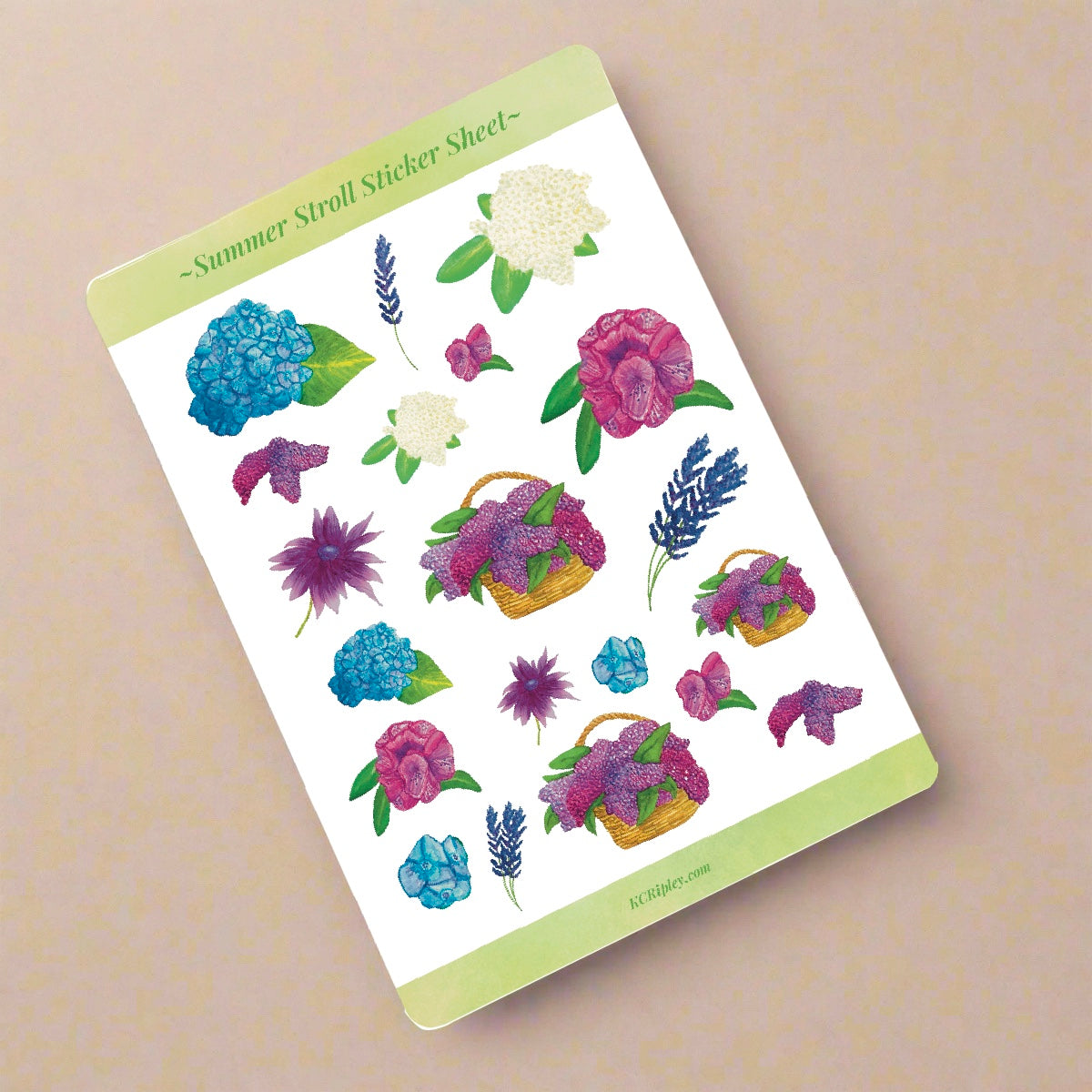 Summer Stroll Sticker Sheets | Sticker Sheet