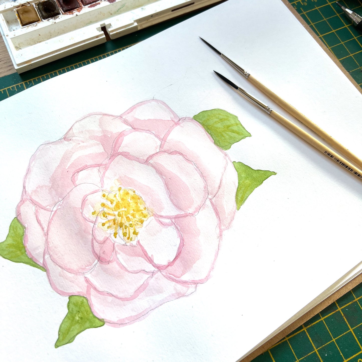Spring Rose Garden Botanical Washi Tape | Decorative Craft Tape