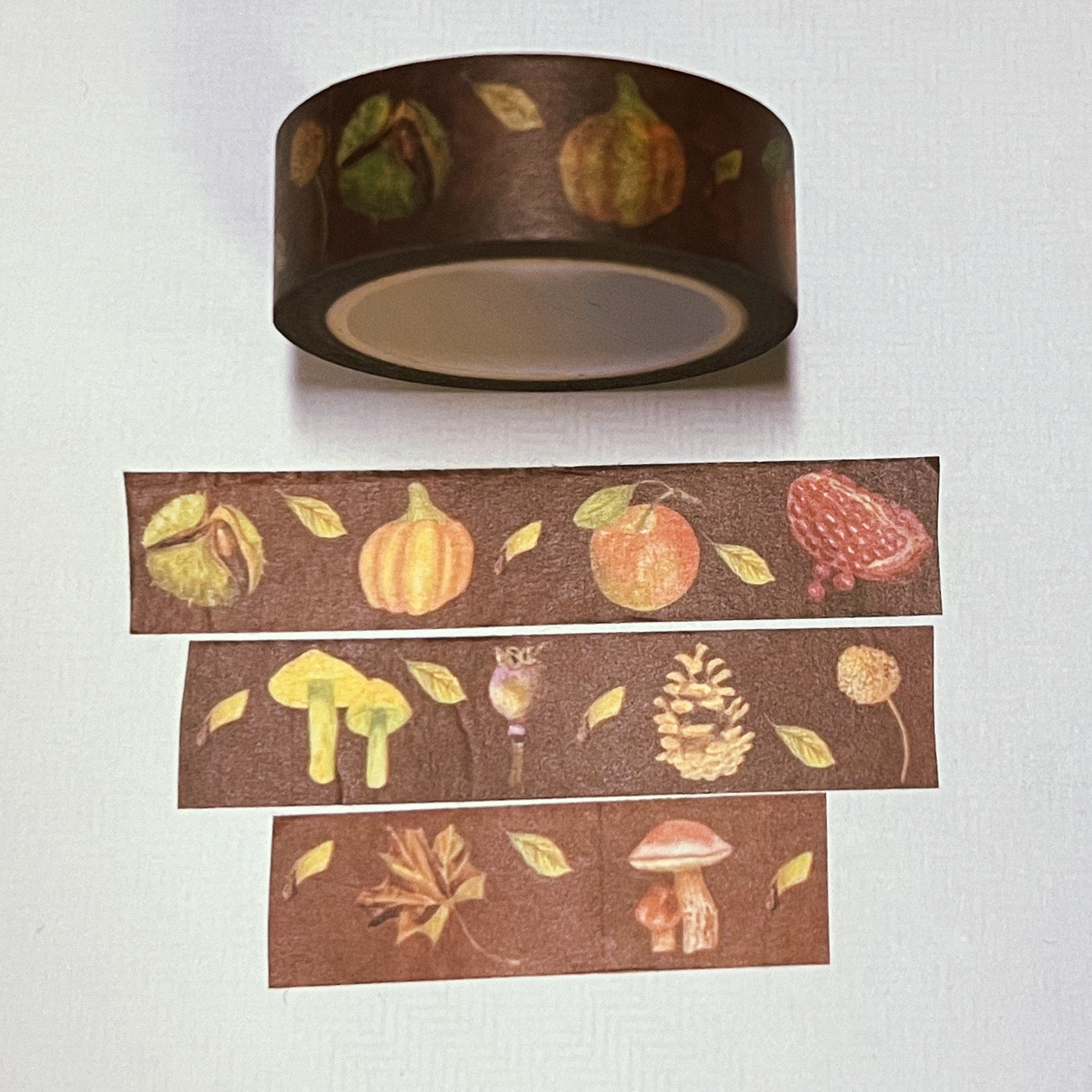 Autumn Fall Botanical Washi Tape | Decorative Craft Tape