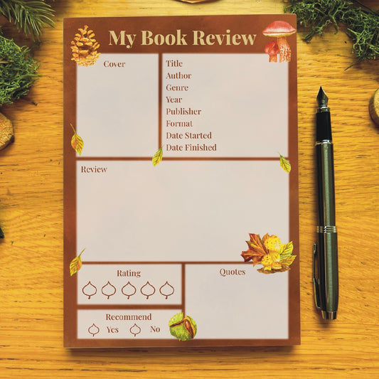 Autumn Fall Forage | Book Review Pad