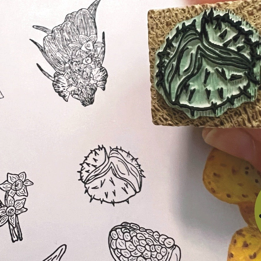 Autumn Seasonal Botanical Stamp