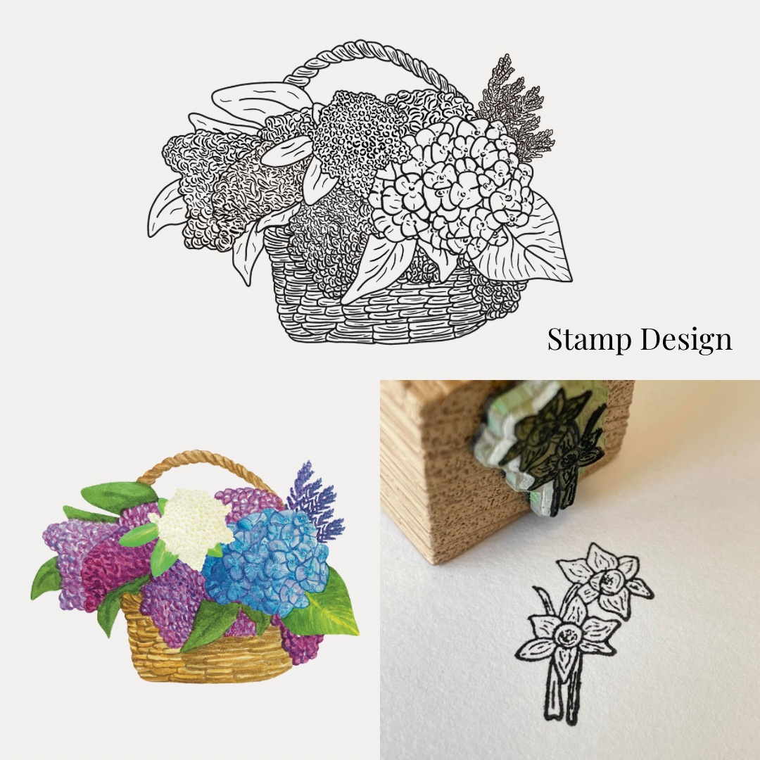 Summer Botanical Stamp