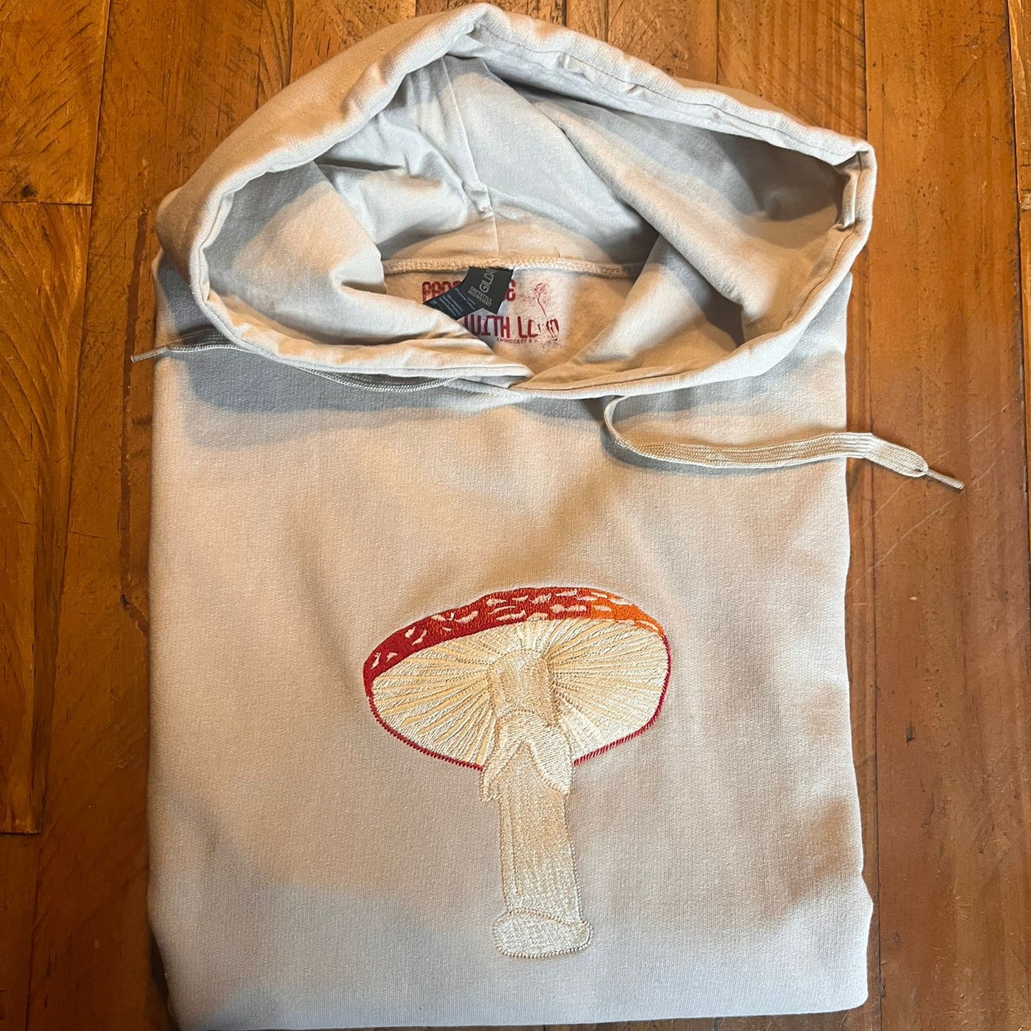 Forest Forager’s Mushroom Hoodie| Embroidered Fly Agaric