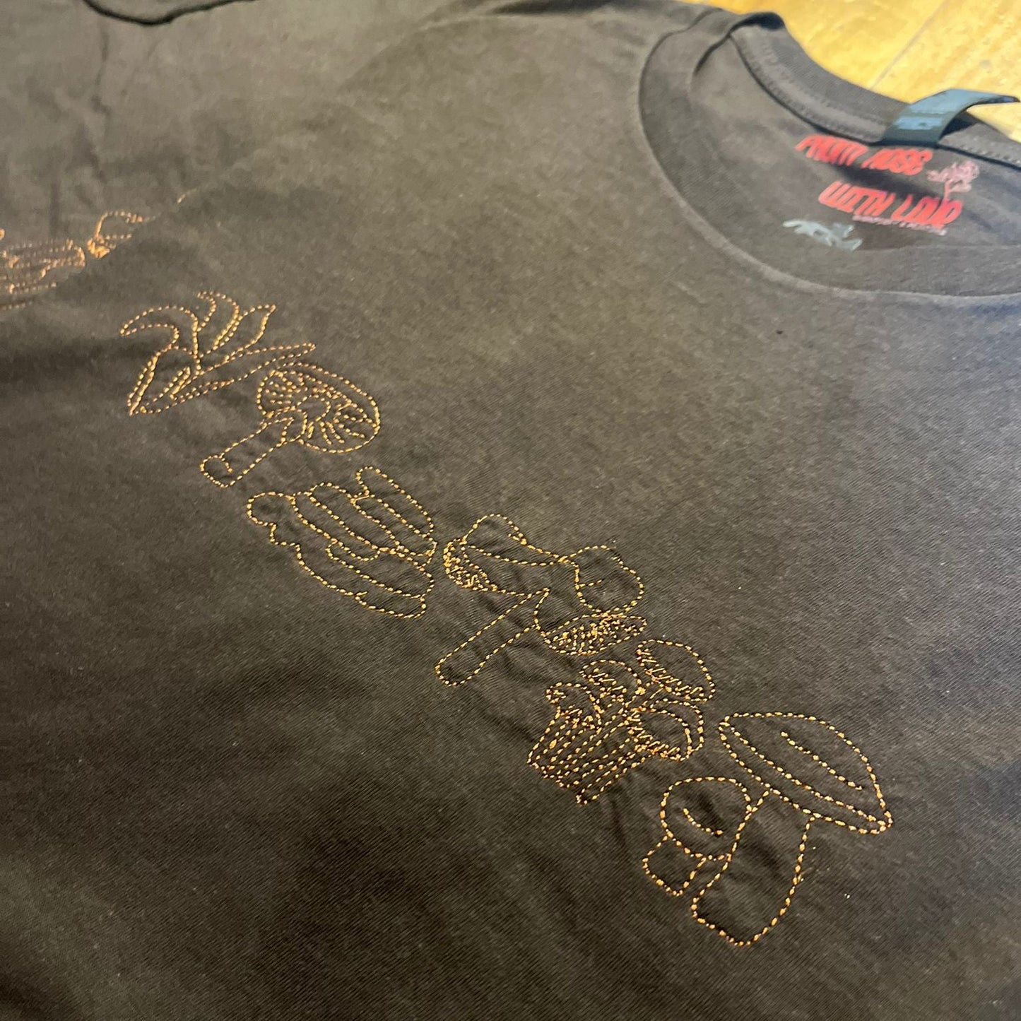 Forest Forager’s Mushroom T-Shirt | Embroidered