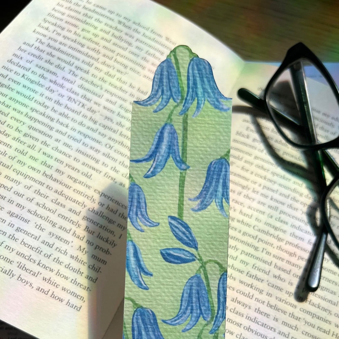 Bluebells Botanical Bookmark | Nature Inspired