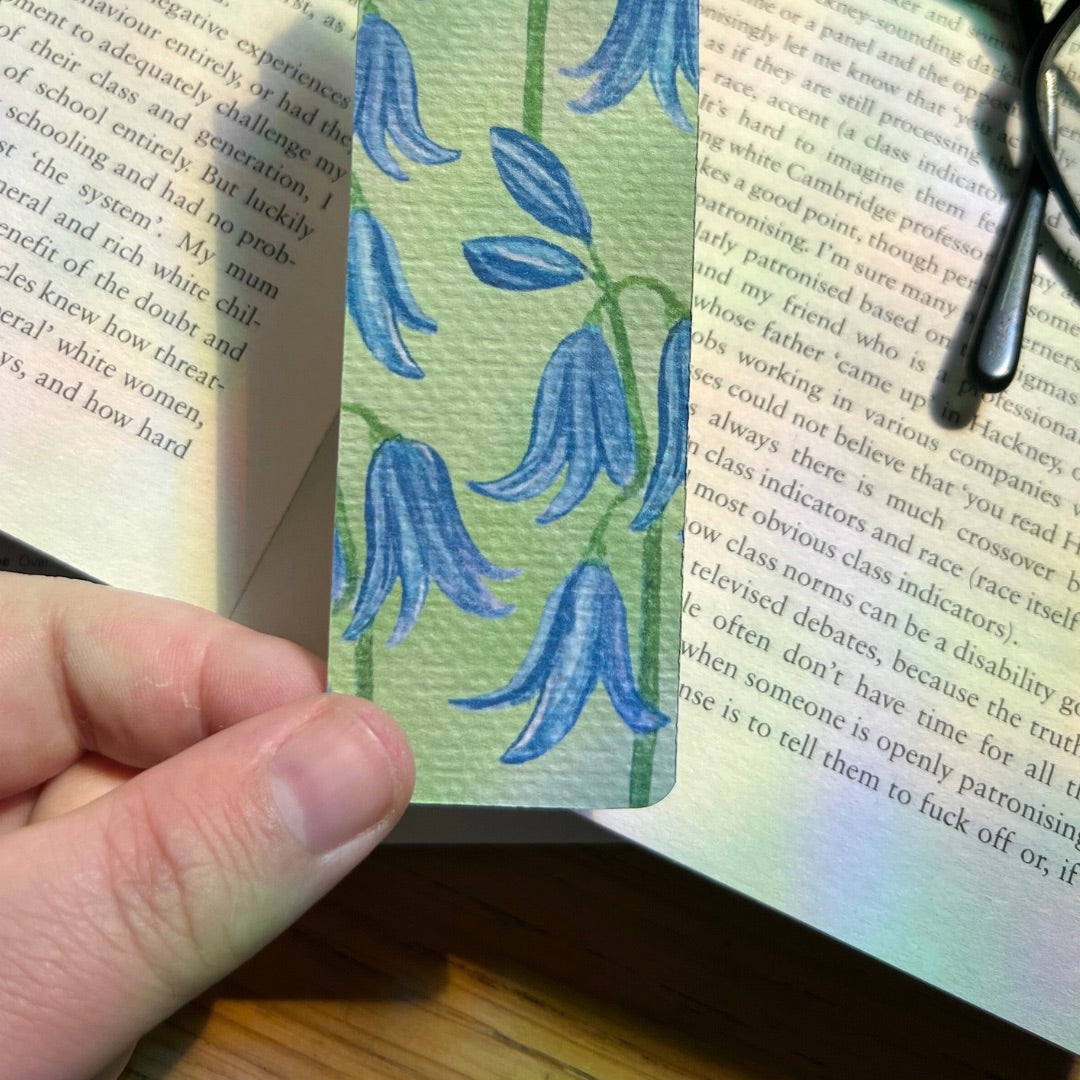 Bluebells Botanical Bookmark | Nature Inspired