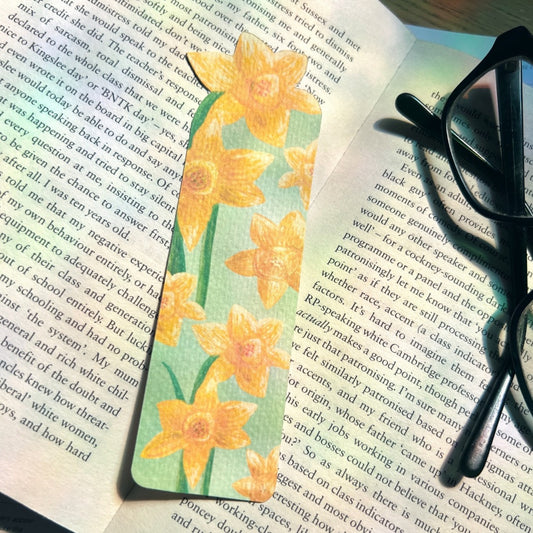 Daffodil Botanical Bookmark | Nature Inspired