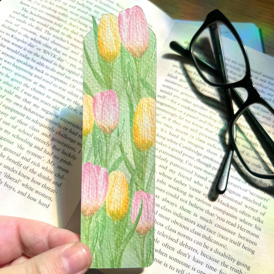 Tulip Botanical Bookmark | Nature Inspired