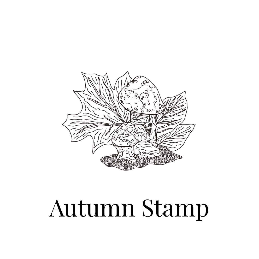 Autumn Seasonal Botanical Stamp