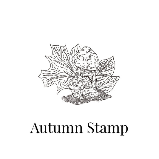 Autumn Seasonal Botanical Stamp