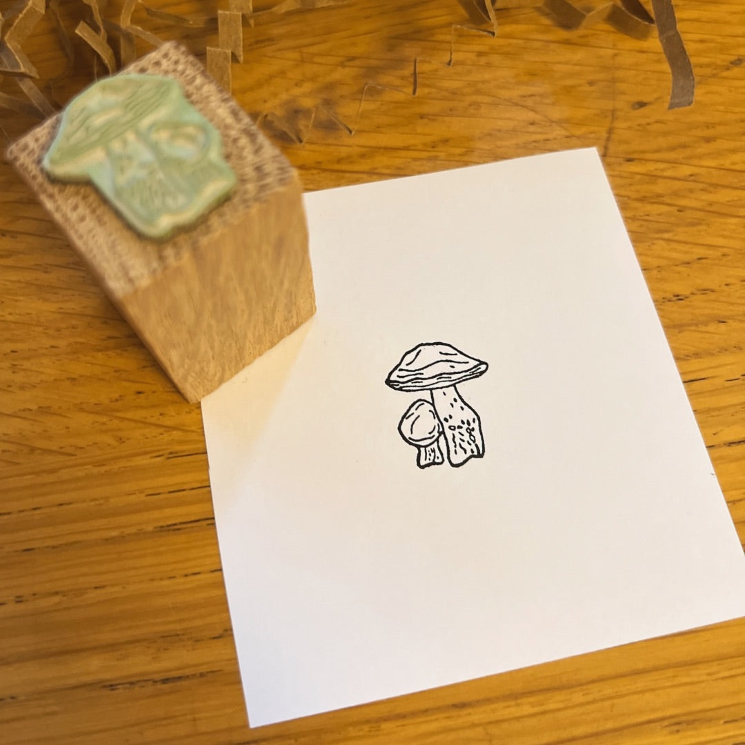 Penny Bun Mushroom Stamp | Eco-Friendly Rubber Stamp for Scrapbooking, Card Making & DIY Crafts