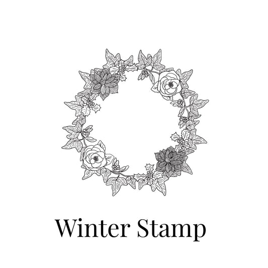 Winter Botanical Stamp