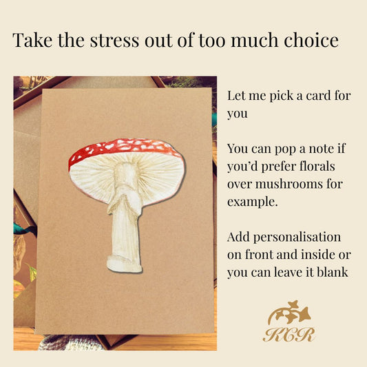 Mystery Luxury Handmade Card | Gift Set of 5 Cards | Eco-Friendly