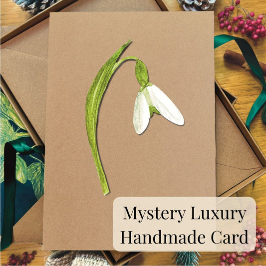 Mystery Luxury Handmade Card | Eco-Friendly