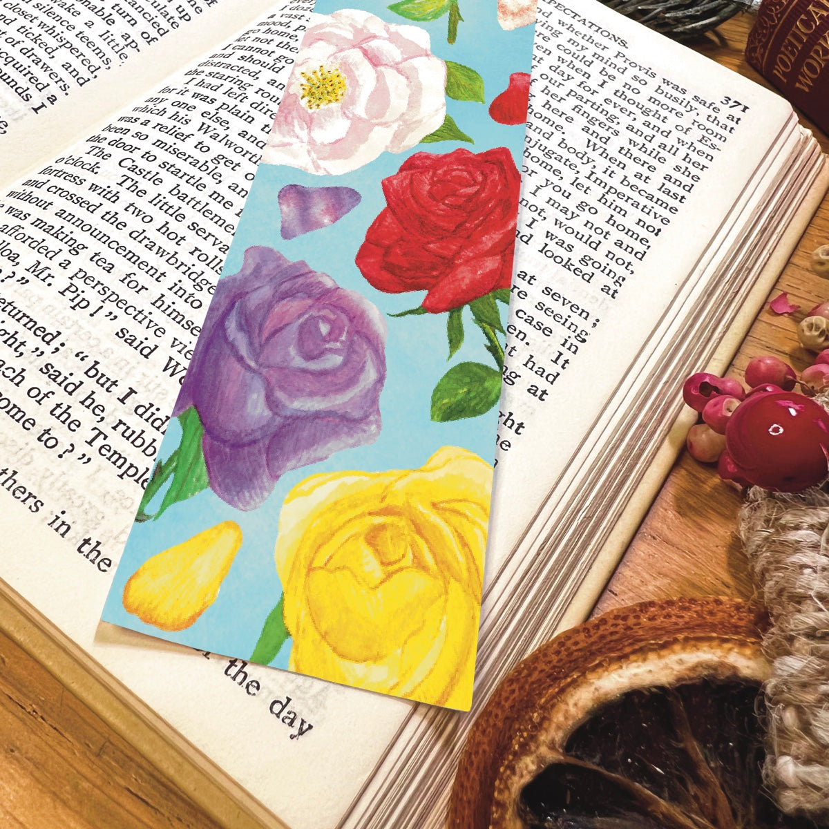 Rose Garden Bookmarks