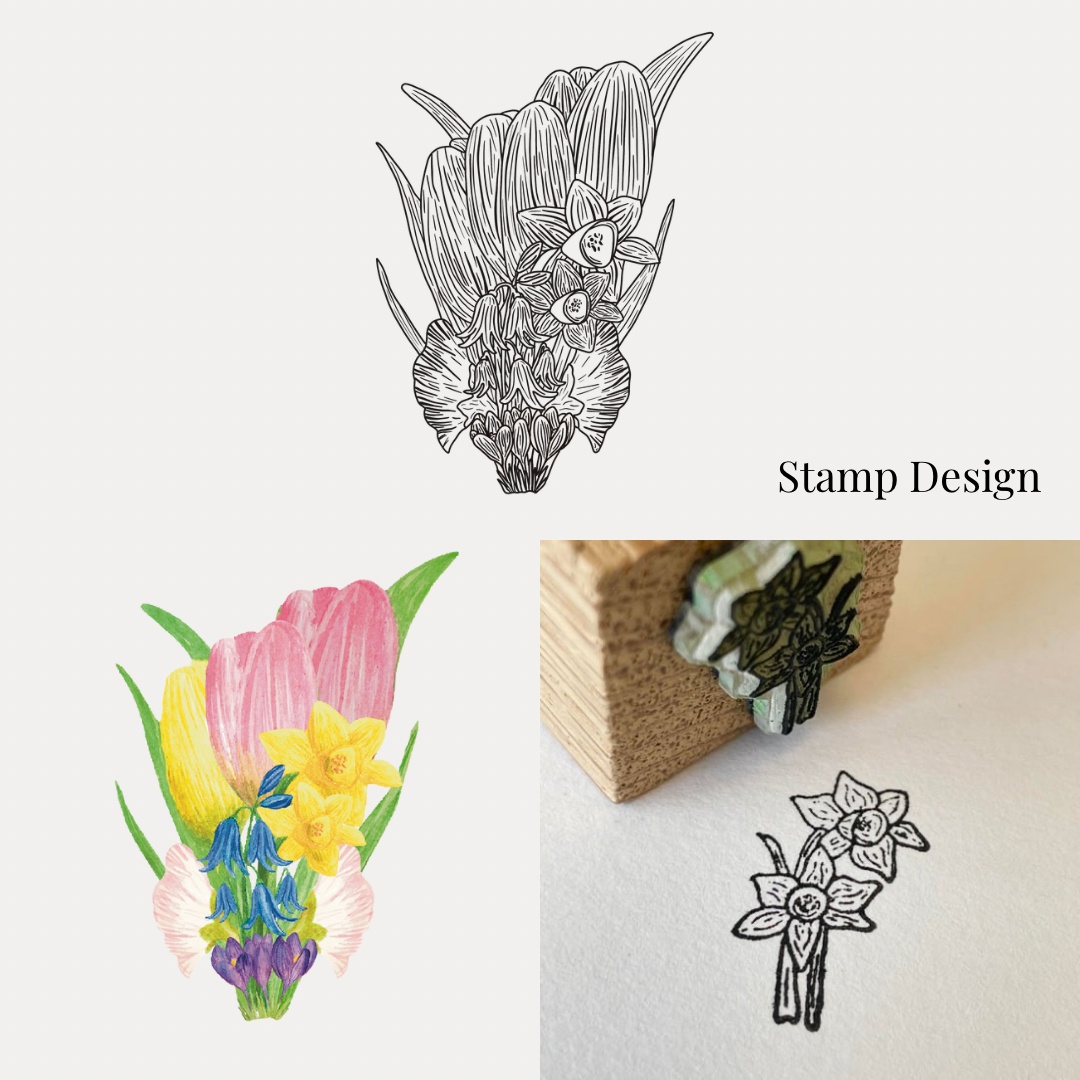 Spring Botanical Stamp